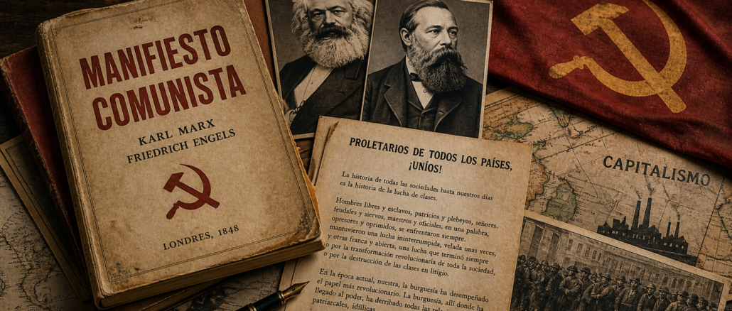 manifiesto comunista revolucion clase trabajadora libro marx engels contexto historico