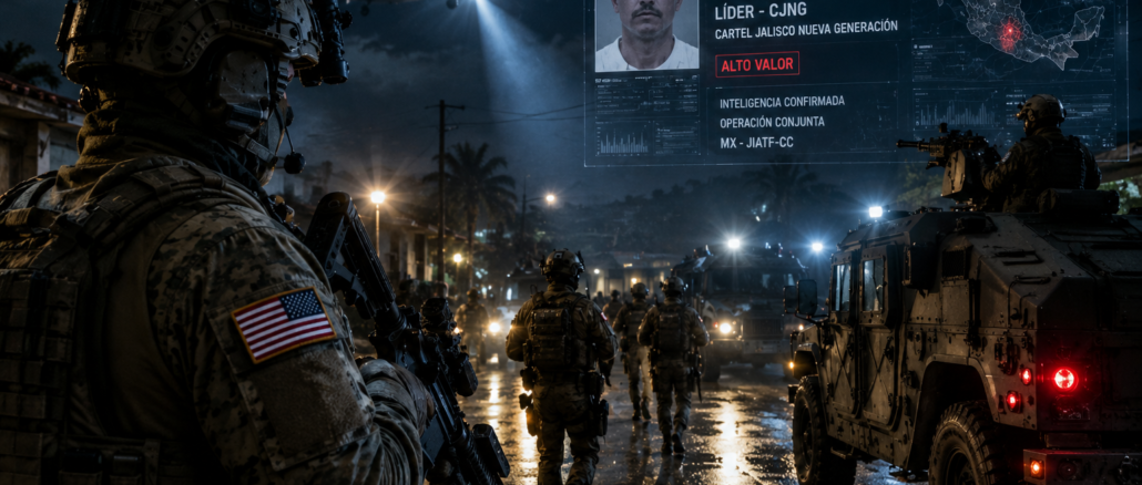 Fuerza Anticarteles de Estados Unidos participó en operativo contra El Mencho y el CJNG