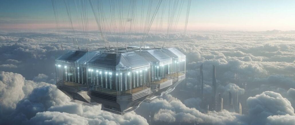 centros de datos y computación en la nube simbolizando la próxima revolución industrial digital que transformará la economía global