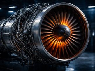 Motor de avión de combate desarrollado por GE Aerospace utilizado en aeronaves militares modernas