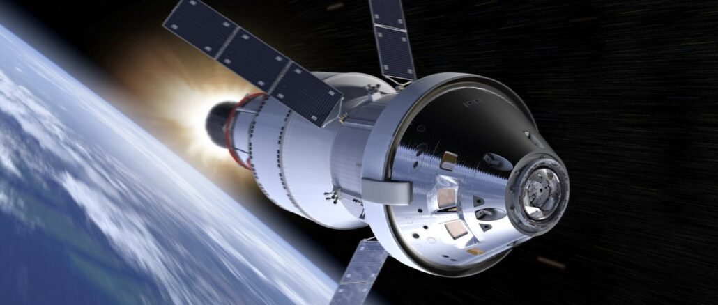 Artemis II Luna nave Orion NASA en órbita rumbo a la Luna