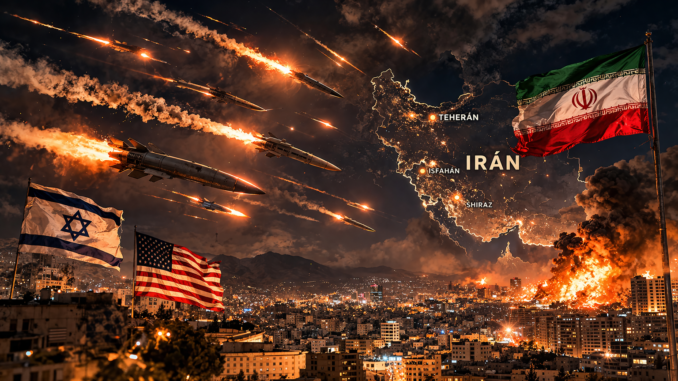 conflicto Irán Israel Estados Unidos misiles entrando territorio iraní