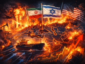 Crisis energética global causada por el conflicto en Medio Oriente y el impacto en el precio del petróleo.