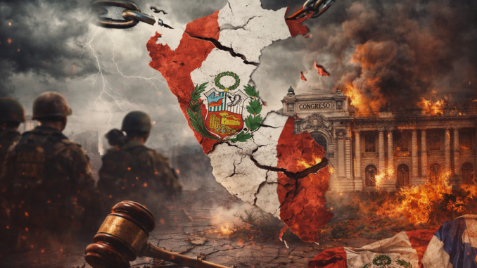 crisis política en Perú con el Congreso en Lima en medio de inestabilidad institucional