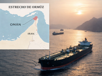 estrecho de Ormuz ruta clave del petróleo mundial entre Irán y Omán