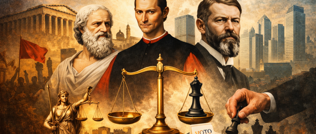 Relación entre ética y poder en la política desde Platón hasta la política moderna