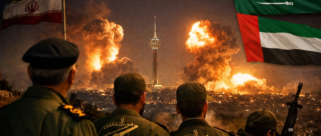 guerra con Irán escalada con explosiones nocturnas y tensión militar en Medio Oriente