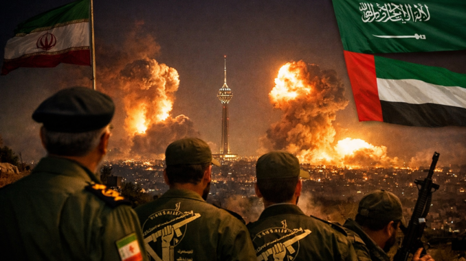 guerra con Irán escalada con explosiones nocturnas y tensión militar en Medio Oriente