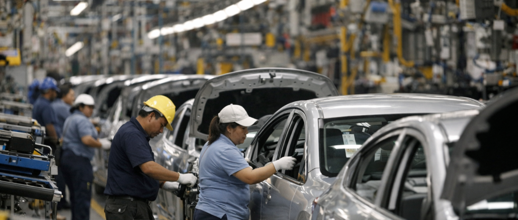 industria automotriz Mexico fabrica autos ensamblaje