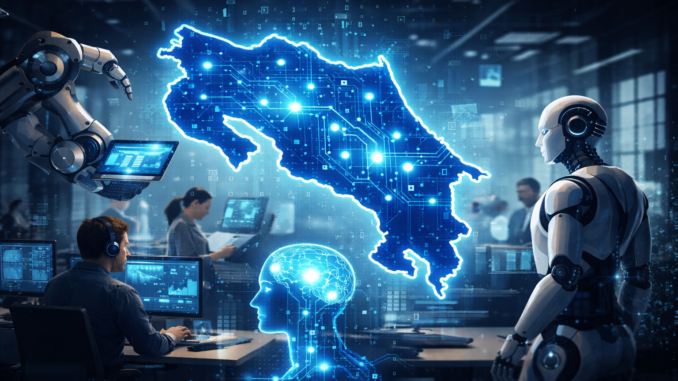 Impacto de la inteligencia artificial en el empleo en Costa Rica.