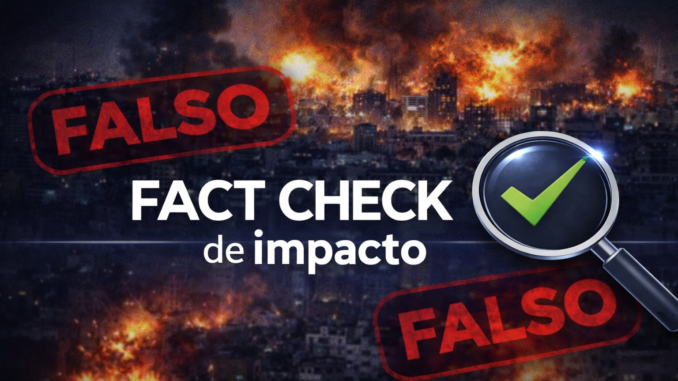 Irán atacó Tel Aviv video viral falso generado con inteligencia artificial