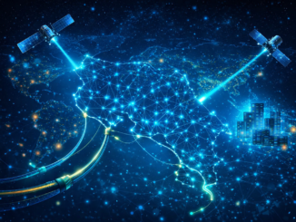 mapa de costa rica formado por conexiones digitales que representan la transformación tecnológica del país