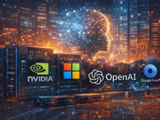 negocio de la inteligencia artificial y empresas tecnológicas líderes