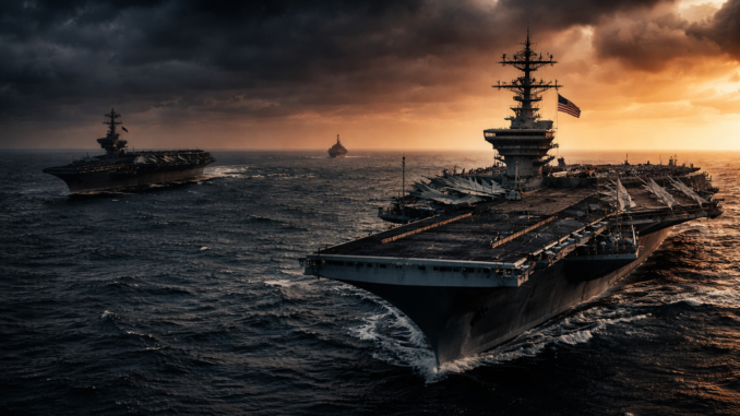 portaaviones de EE. UU. en Irán desplegados en Medio Oriente