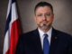 Rodrigo Chaves presidente de Costa Rica en imagen oficial
