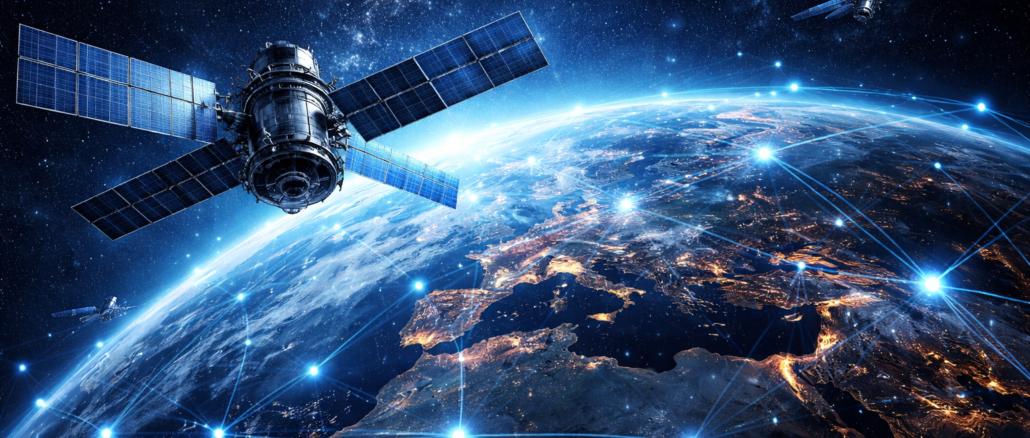 satélites internet poder global red espacial conectividad mundial