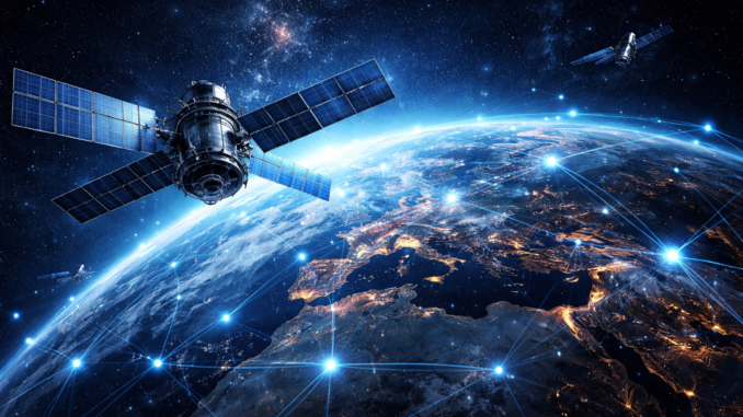 satélites internet poder global red espacial conectividad mundial