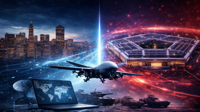 Silicon Valley Pentágono tecnología militar inteligencia artificial guerra moderna