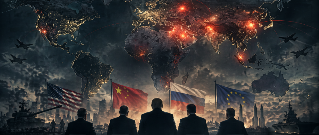 Tercera Guerra Mundial tensiones globales conflicto potencias mapa mundial militarización