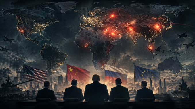 Tercera Guerra Mundial tensiones globales conflicto potencias mapa mundial militarización