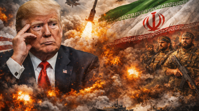 Trump busca fin guerra Irán