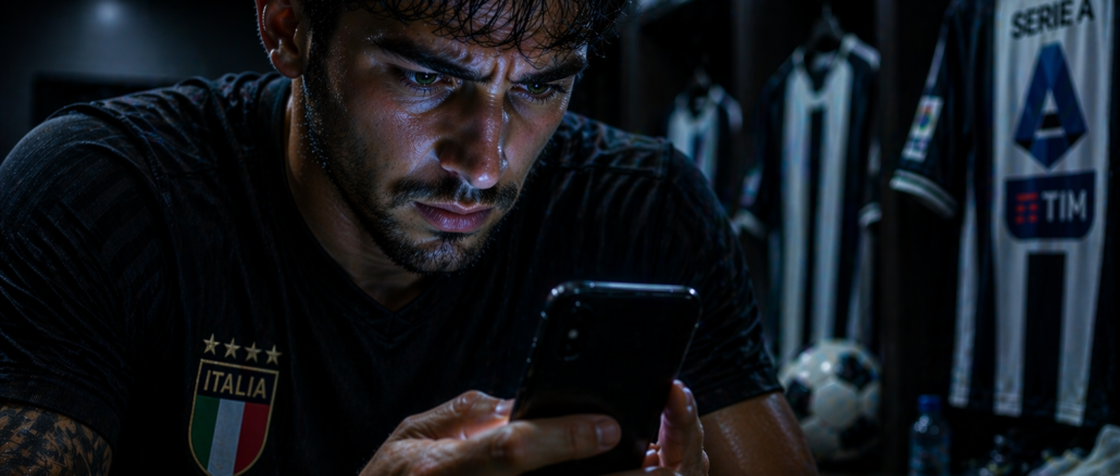 futbolista serie a usando telefono apuestas online ilegales investigacion italia