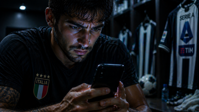 futbolista serie a usando telefono apuestas online ilegales investigacion italia