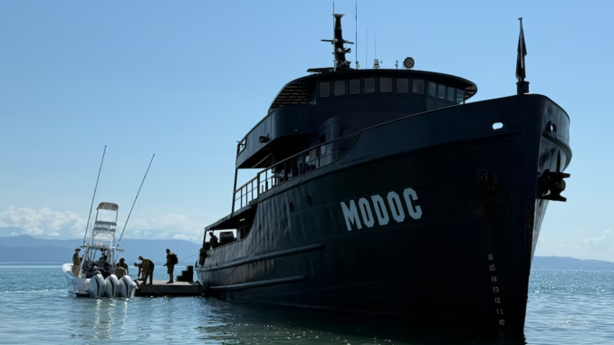 buque modoc pesca ilegal costa rica vigilancia marina earthrace