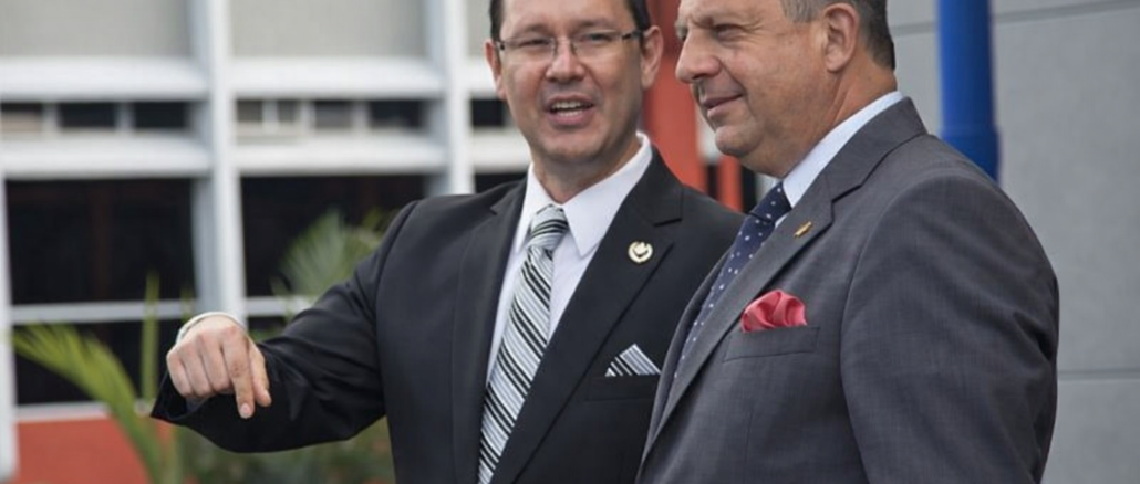 Celso Gamboa en reunión política en Costa Rica previo a investigación por narcotráfico