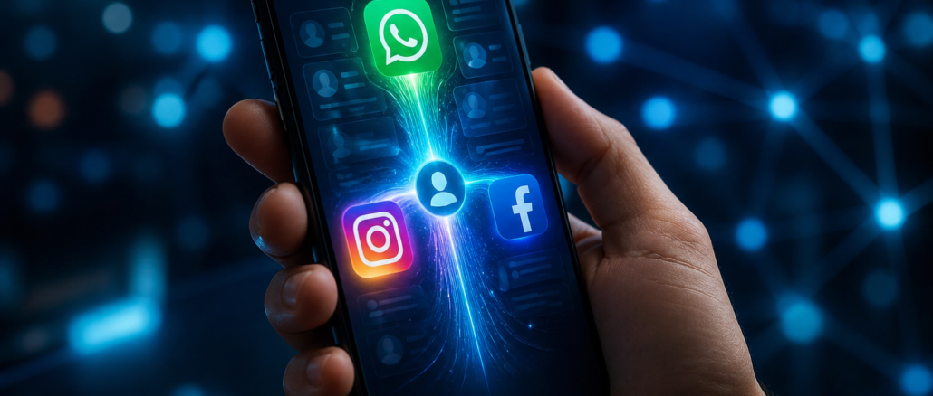 centro de cuentas Meta unifica WhatsApp Instagram y Facebook en un solo acceso