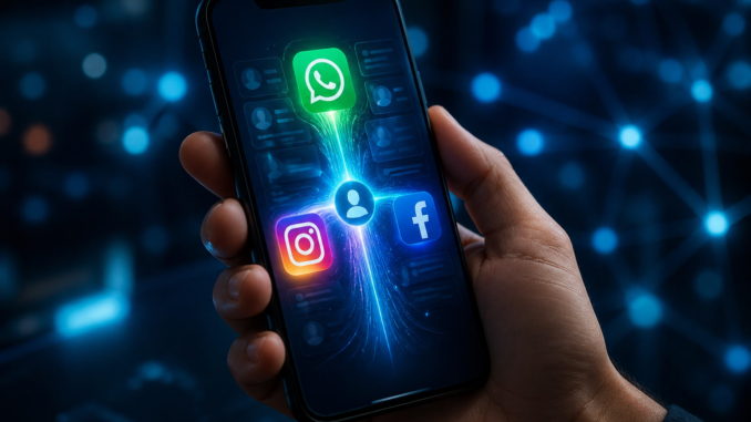 centro de cuentas Meta unifica WhatsApp Instagram y Facebook en un solo acceso