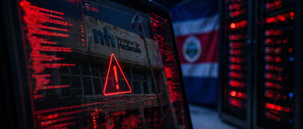 ciberataque Hacienda Costa Rica alerta crítica en sistema informático del Ministerio de Hacienda