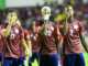 Jugadores de Costa Rica tras derrota que deja al país fuera del Mundial 2026