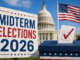 elecciones de mitad de mandato de 2026 votación en Estados Unidos urna y Capitolio