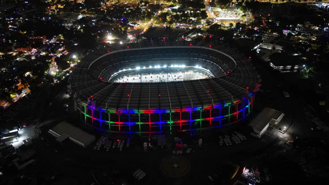 estadio azteca mundial 2026 vista aerea estadios inteligentes tecnologia futbol