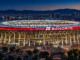 Estadio Azteca tecnología 2026 con iluminación LED y estadio moderno en Ciudad de México