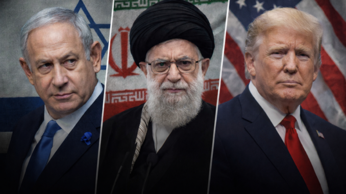 líderes de Irán Israel y Estados Unidos en contexto de la guerra y el análisis de quién va ganando el conflicto