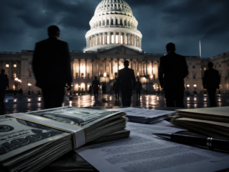 influencia de israel en washington con financiamiento politico frente al capitolio de estados unidos