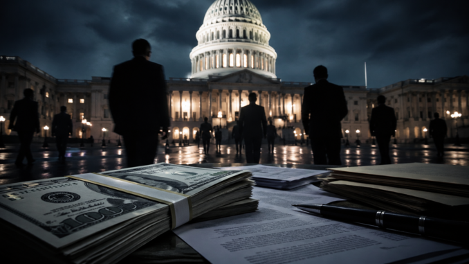 influencia de israel en washington con financiamiento politico frente al capitolio de estados unidos