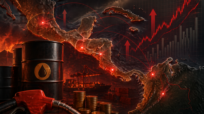 Ormuz Centroamérica impacto económico con petróleo inflación y presión en precios