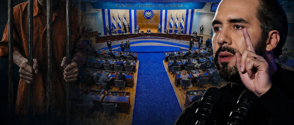 Reformas penales en El Salvador y expansión de la cadena perpetua bajo el gobierno de Nayib Bukele