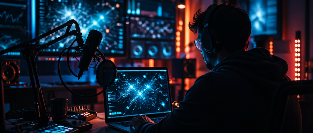 set de grabación con inteligencia artificial inspirado en películas que predijeron la tecnología actual