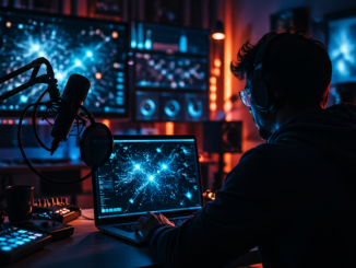 set de grabación con inteligencia artificial inspirado en películas que predijeron la tecnología actual