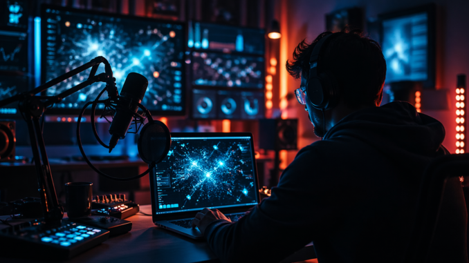 set de grabación con inteligencia artificial inspirado en películas que predijeron la tecnología actual