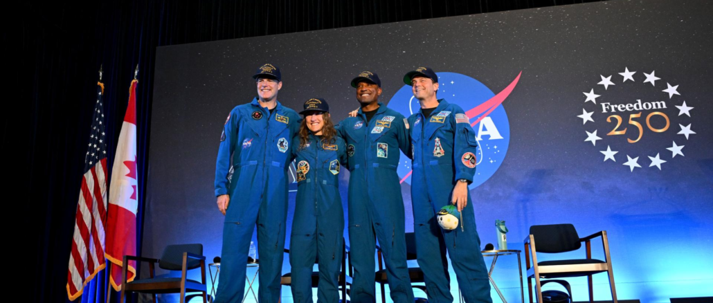 cronología misión Artemis II tripulación NASA astronautas