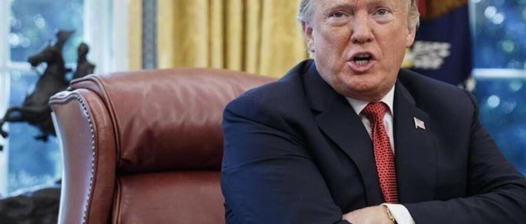 trump amenaza iran infraestructura declaracion oficina oval estados unidos tension politica