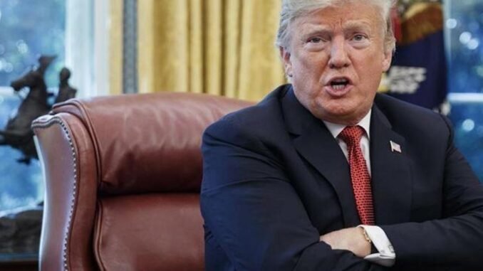 trump amenaza iran infraestructura declaracion oficina oval estados unidos tension politica