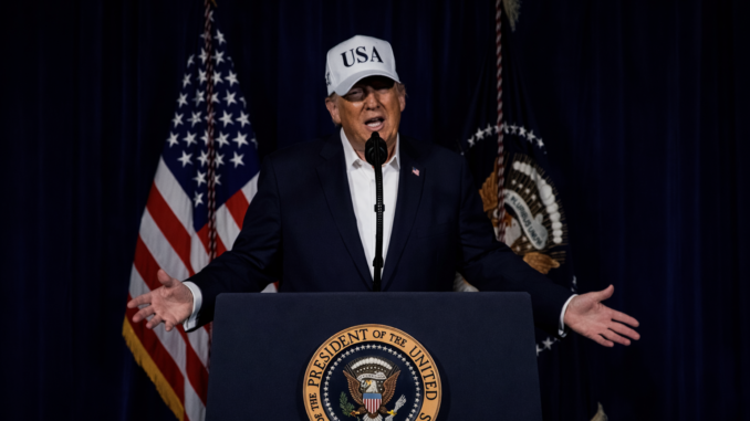 Donald Trump Irán advertencia Edad de Piedra en discurso