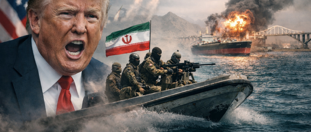 Trump Irán Ormuz amenaza en medio de escalada militar y tensión en el estrecho