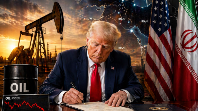 Trump firma decisión sobre tregua con Irán mientras el mercado del petróleo reacciona a la tensión en Medio Oriente